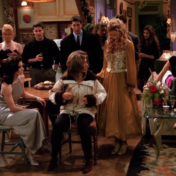 Vintage Cream Coat with Brown Fur Collar Inspired by Rachel Green on Friends - Picture 2 of 14